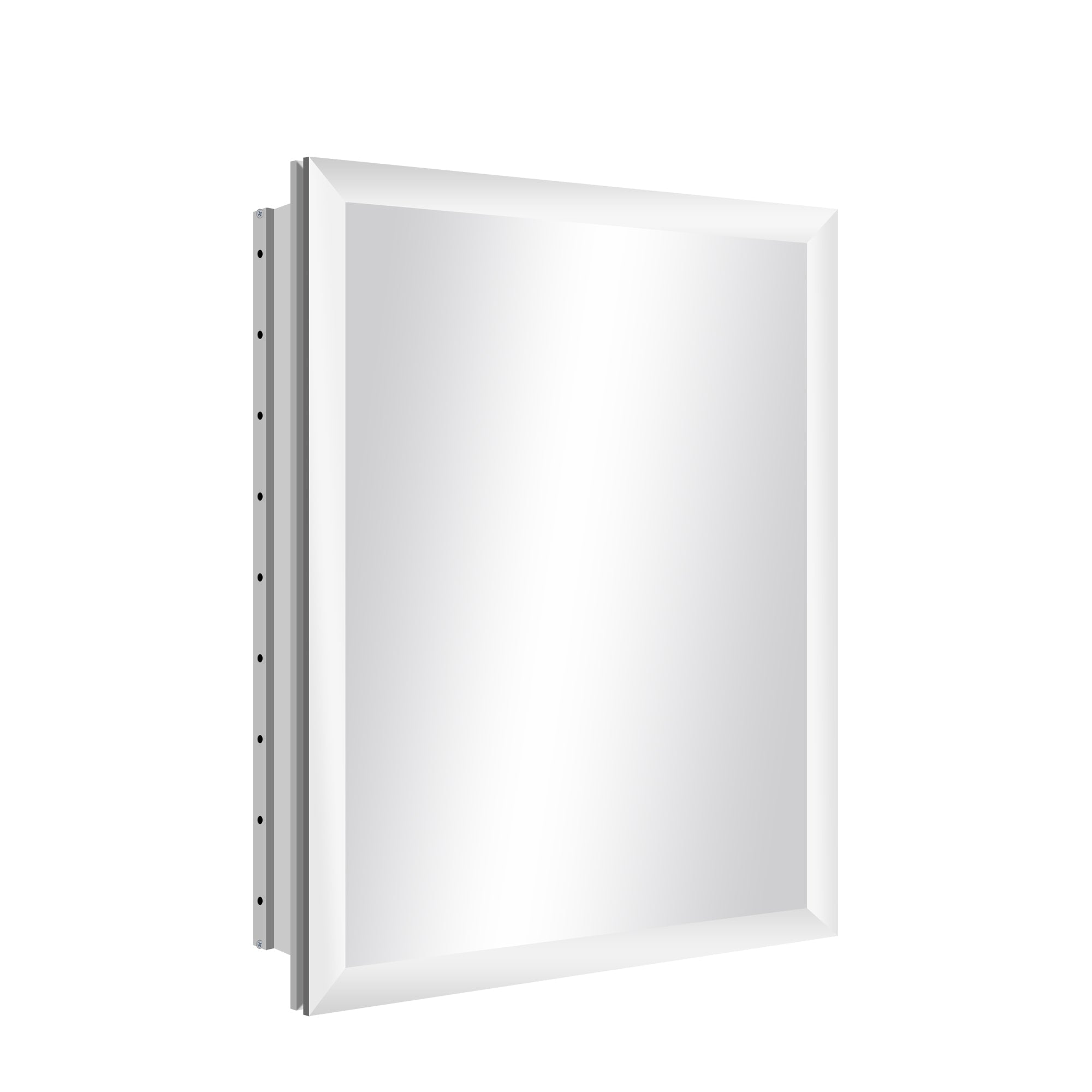 Rectangular Bathroom Medicine Cabinet, Frameless With Mirror With Multiple Types