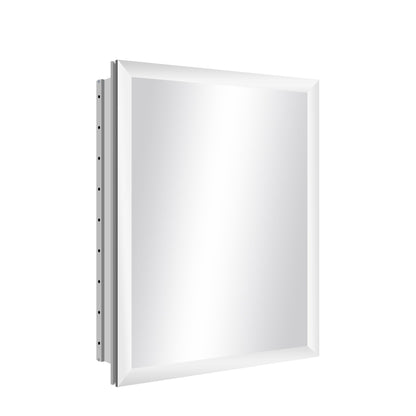 Rectangular Bathroom Medicine Cabinet, Frameless With Mirror With Multiple Types