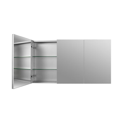 Rectangular Bathroom Medicine Cabinet, Frameless With Mirror With Multiple Types