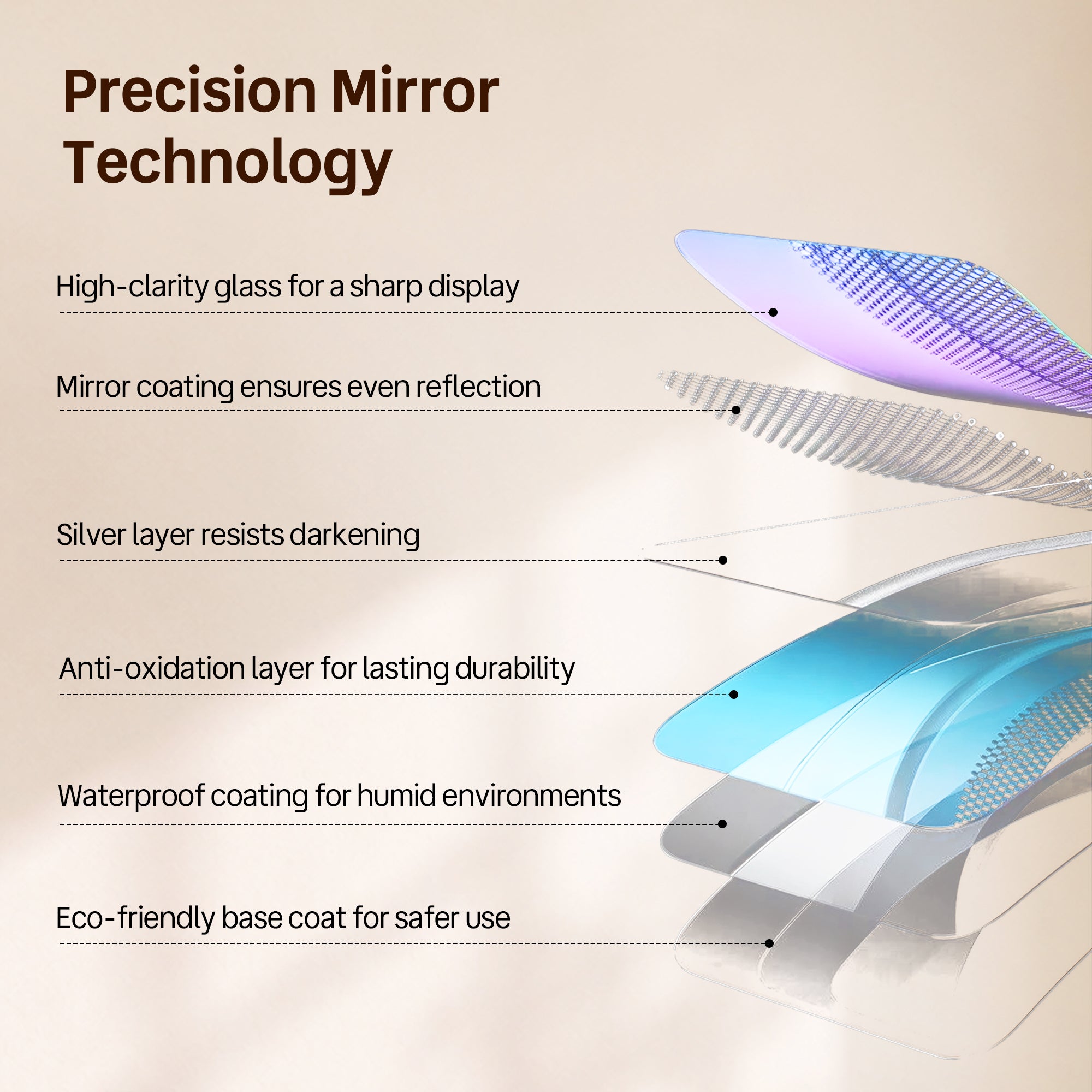 DeerValley DV-1MC0391 Smart LED Mirror Cabinet with Tri-Color Lighting, Stepless Dimming, and Defogger