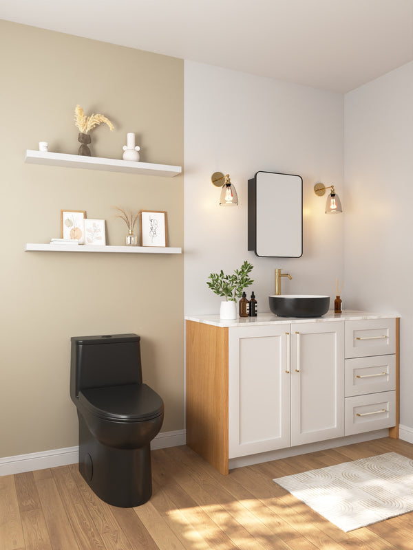 DV-1MC0146 Rectangular Bathroom Medicine Cabinet with Mirror, Adjustable Shelves