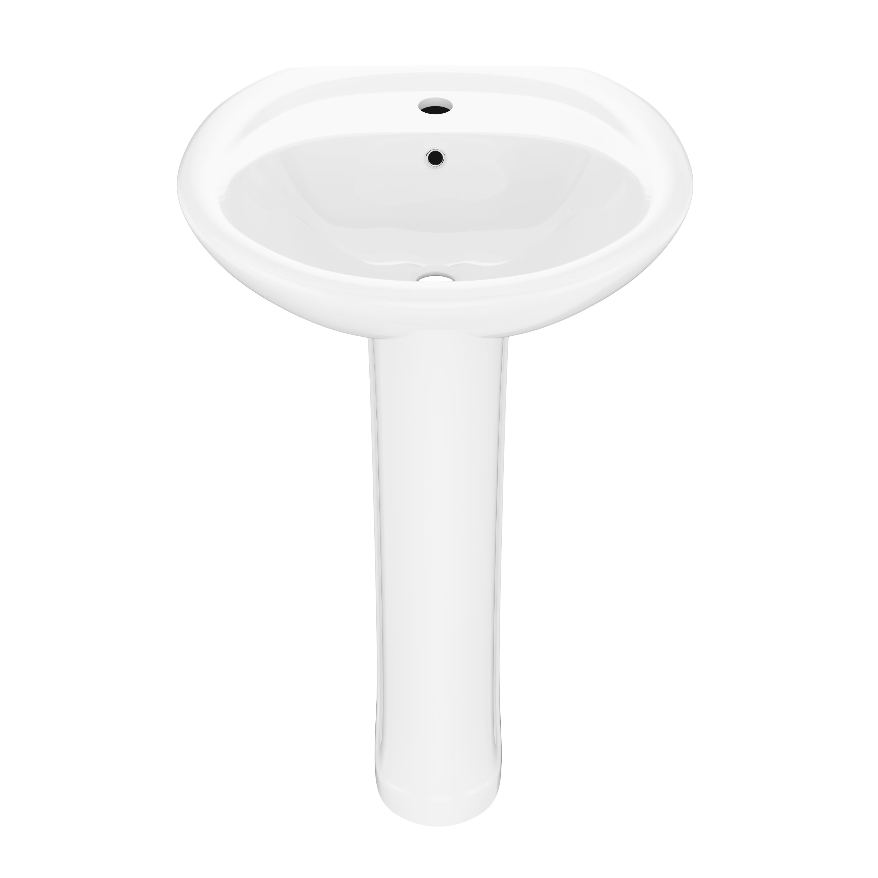 DeerValley DV-1P530 Pedestal Sink – Compact & Durable with Overflow