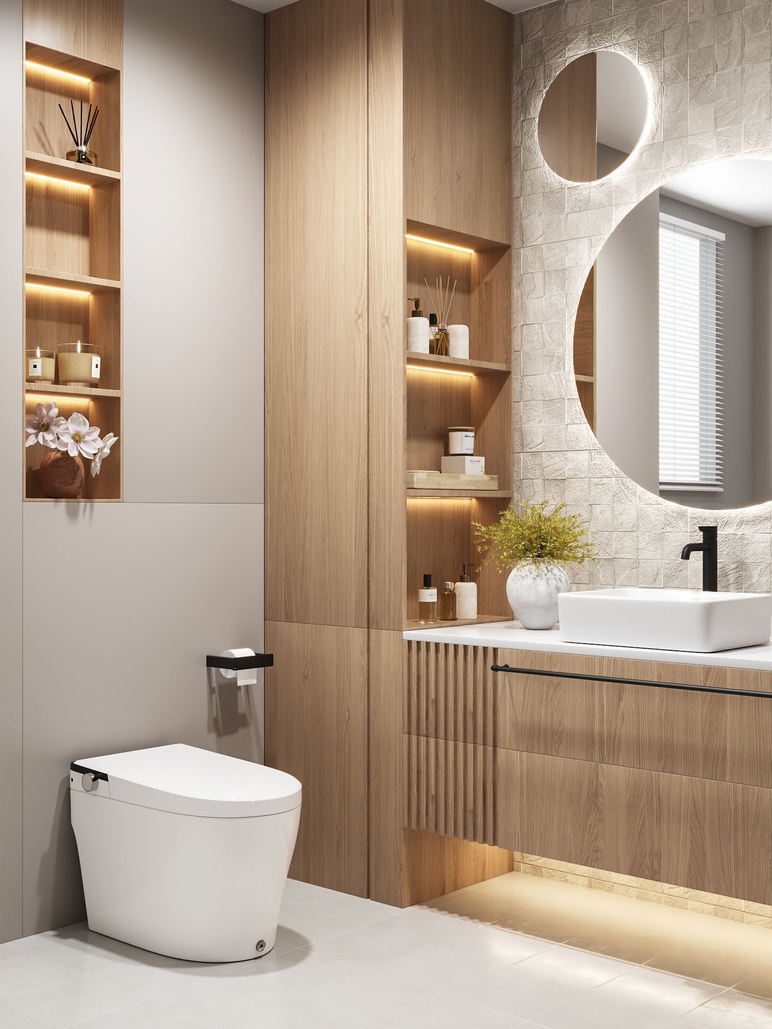 Bathroom with a bidet - how to design it? - SanSwiss