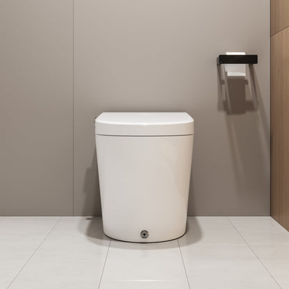 DeerValley DV-1S0029/V1/V3 Tankless Elongated Smart Toilet, One-Piece Elongated Smart Toilet with Foot Kick Flush (Seat Included)