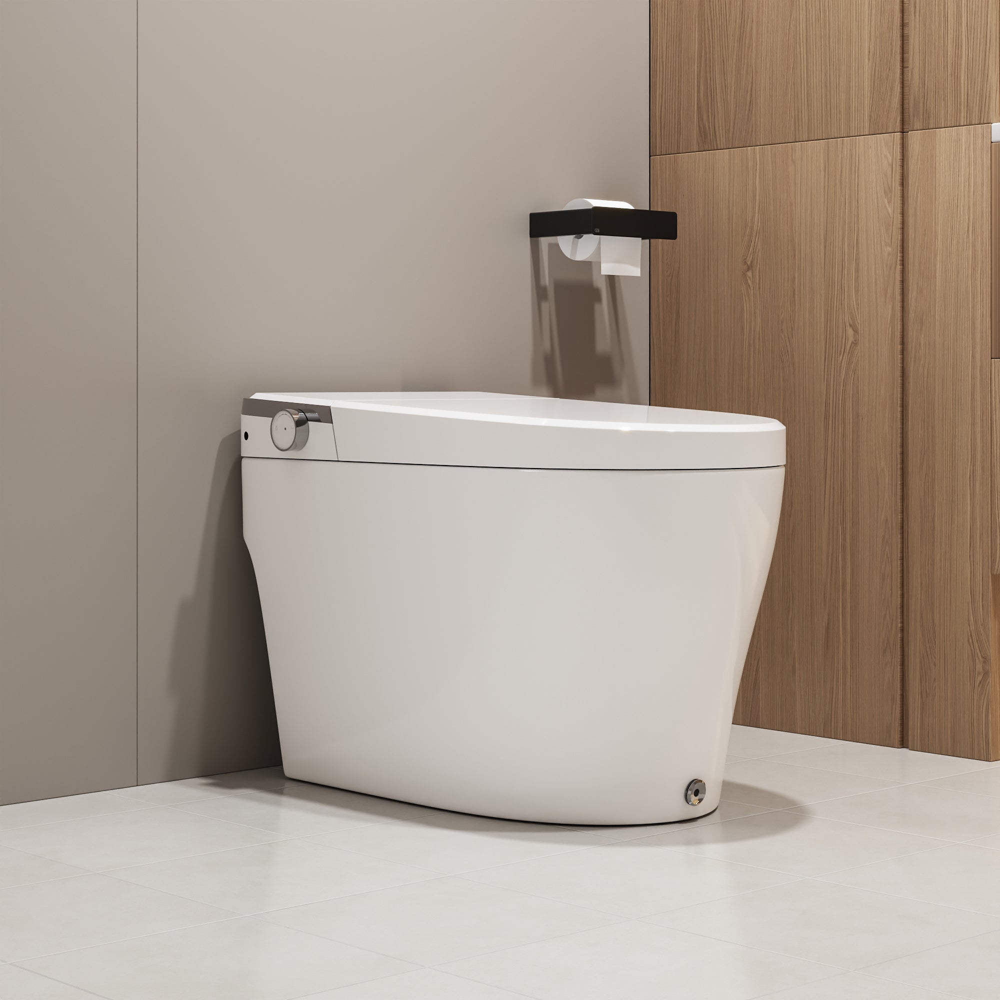 WC with bidet, made of high quality ceramic