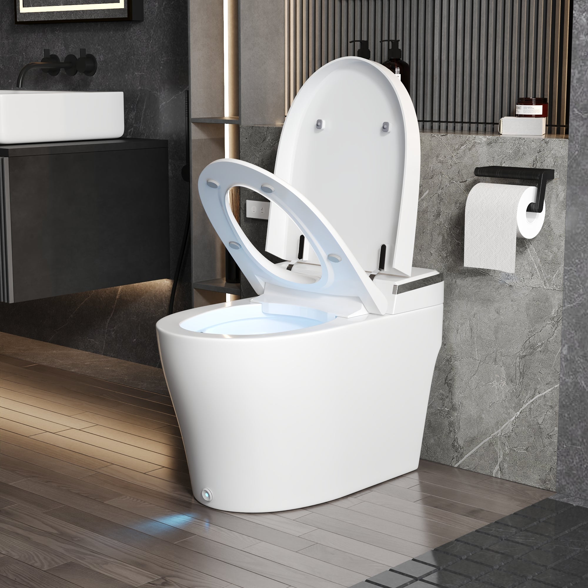 その他 Panasonic DL-RL20 Washlet Toilet DeerValley DV-1S0029/V1/V3 Tankless Elongated Smart Toilet, One