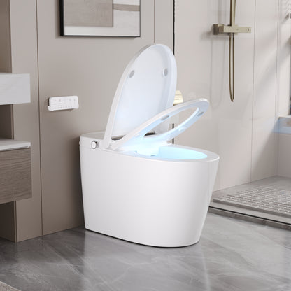 DeerValley DV-1S0159/0159-V1/0159-V3 Tankless Smart Toilet,Auto Flush, Heated Seat, Tankless One-Piece Toilets for Bathrooms