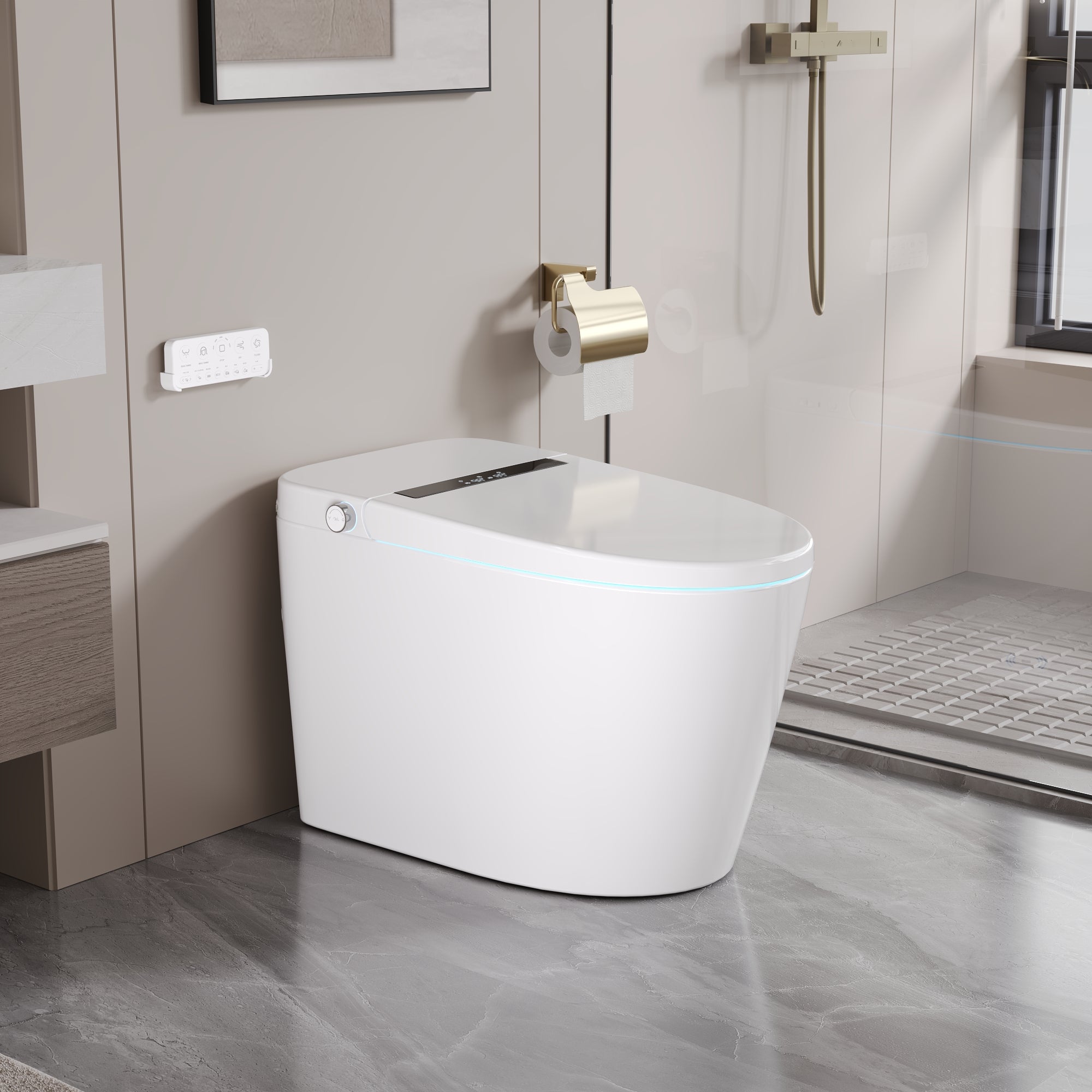 DeerValley DV-1S0159/0159-V1/0159-V3 Tankless Smart Toilet,Auto