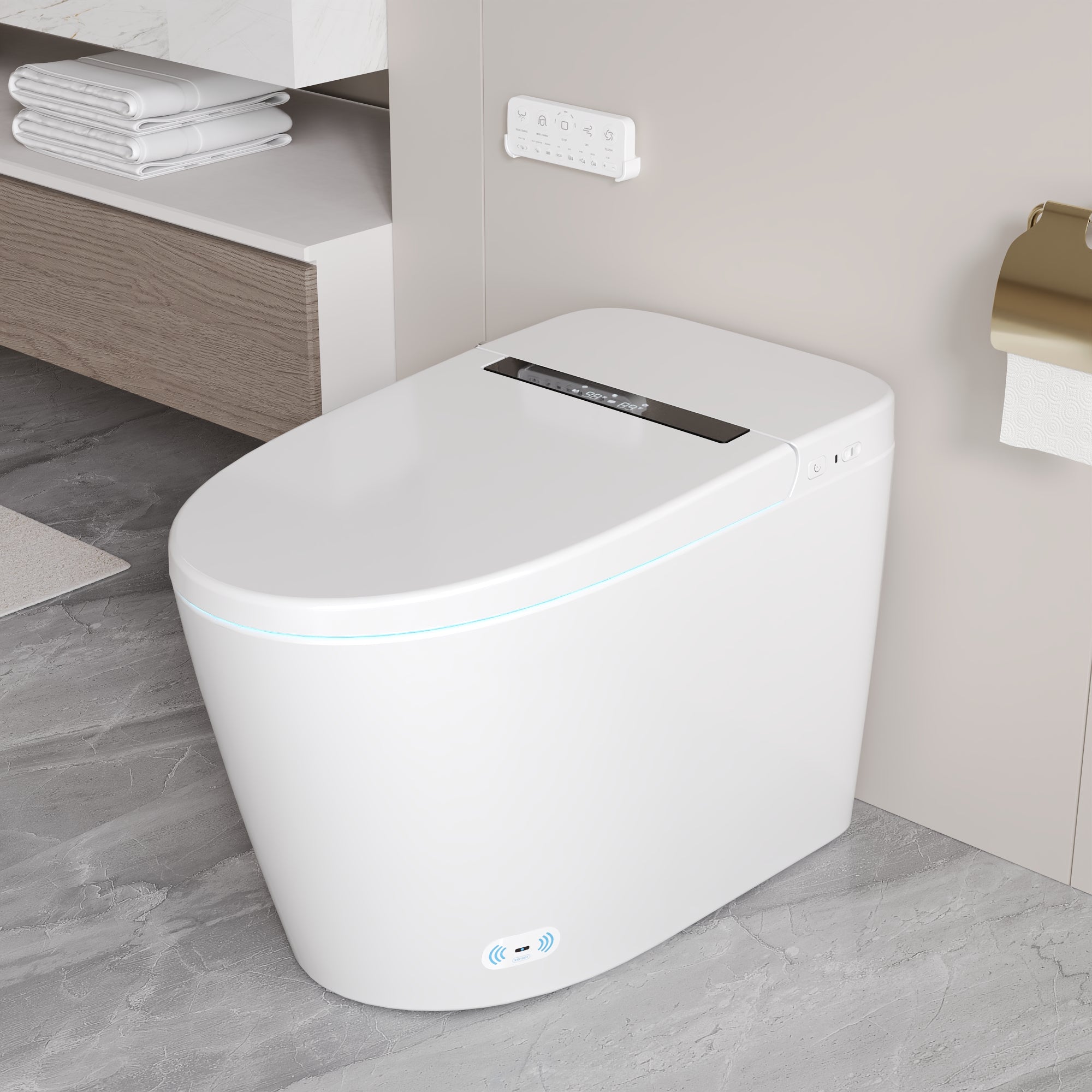 DeerValley DV-1S0159/0159-V1/0159-V3 Tankless Smart Toilet,Auto