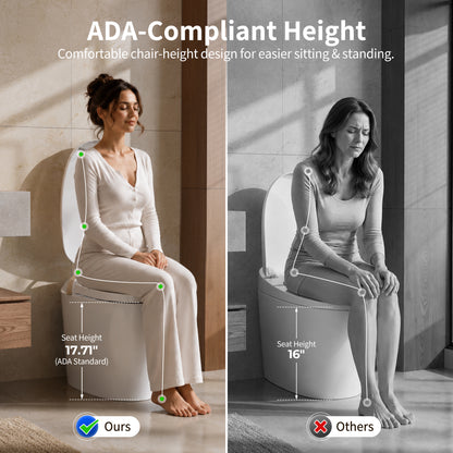 DeerValley DV-1S0160-V3 Smart Toilet with Balanced Comfort & Design, Upgraded Features