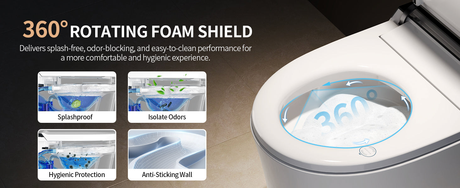 Smart Toilet Foam Shlied