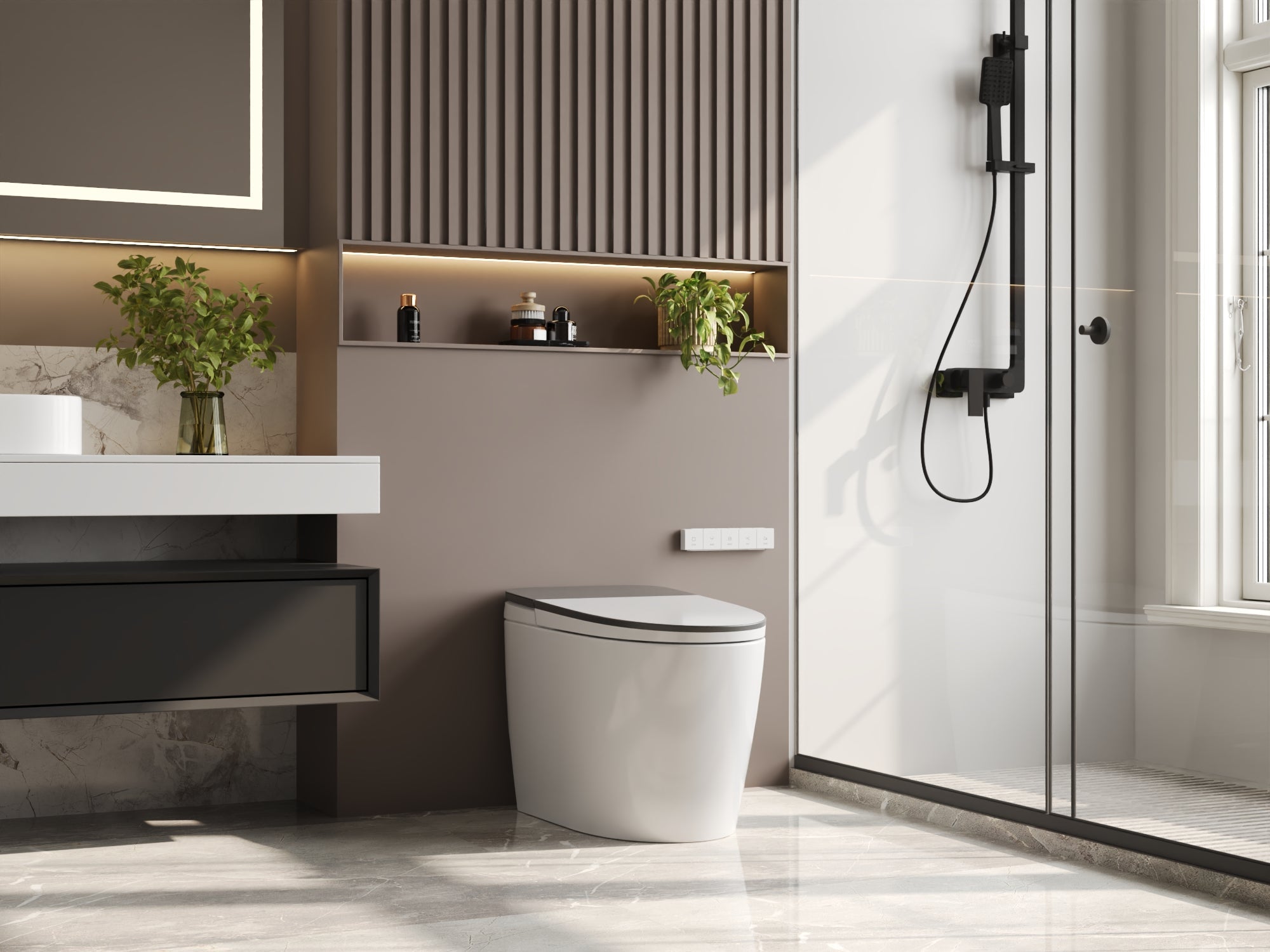 DeerValley DV-1S0336-V3 Smart Toilet with Advanced Smart Controls