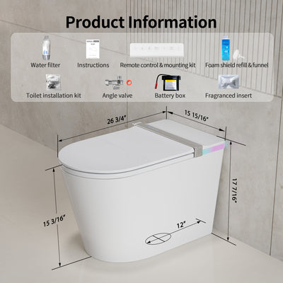 Smart Toilet Product Information