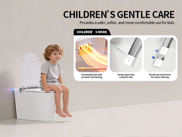 Smart Toilet Children's Gentle Care