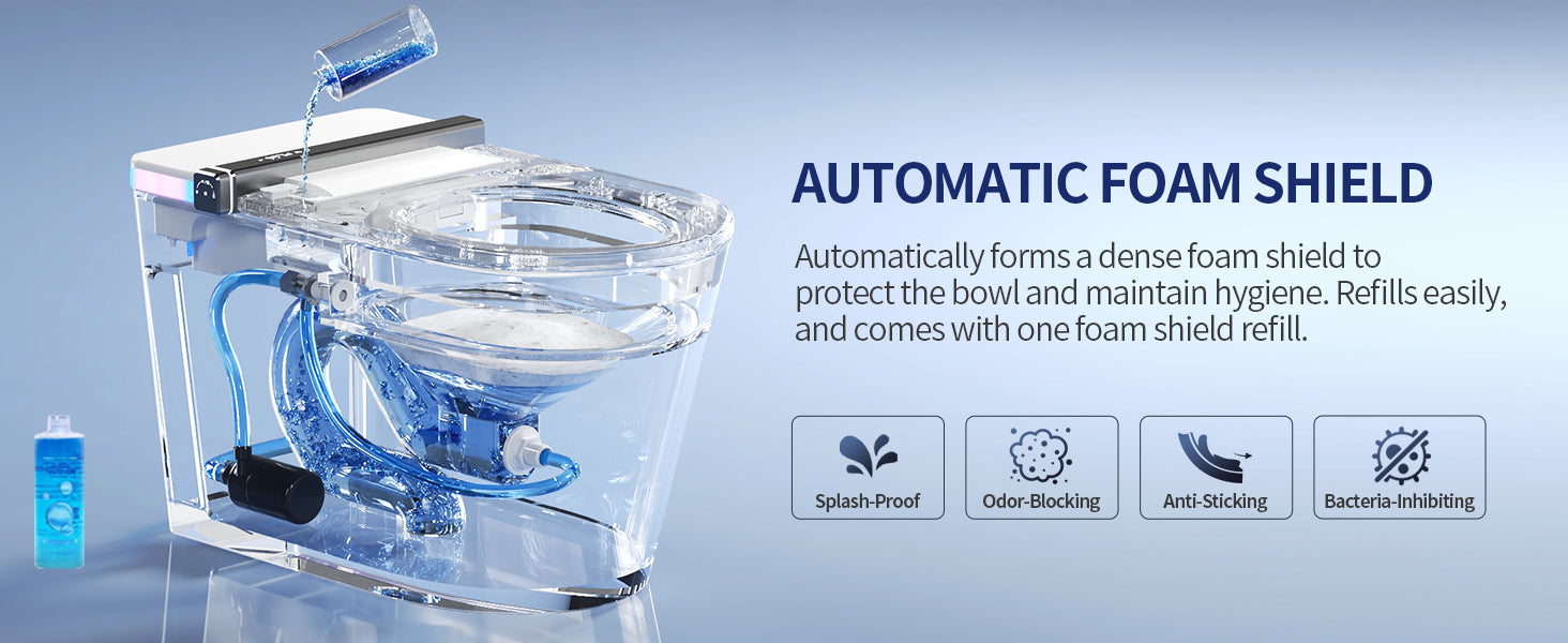 Smart Toilet Foam Shlied