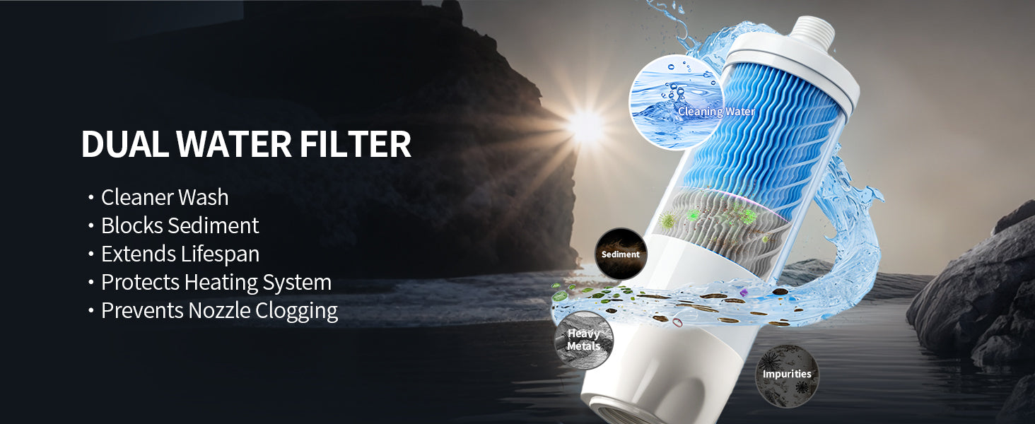 Smart Toilet Dual Water Filter