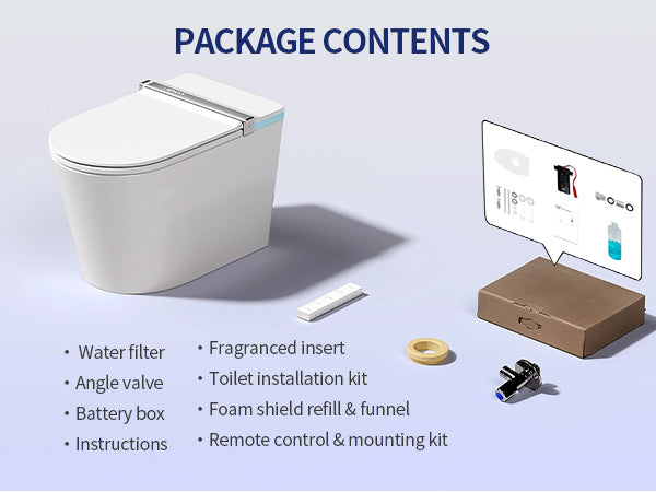 Smart Toilet Package Contents