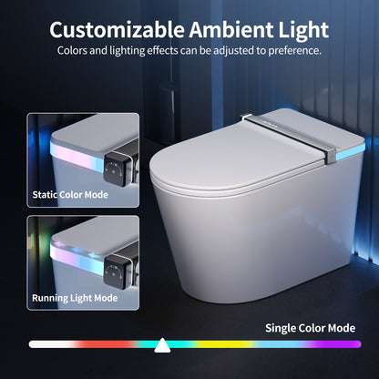 Smart Toilet Customizable Ambient  Light