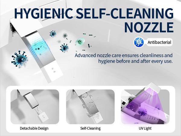 Smart Toilet Self-Cleaning Nozzle