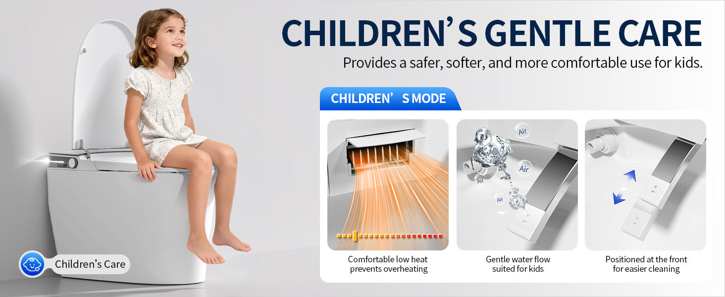 Smart Toilet Children's Gentle Care