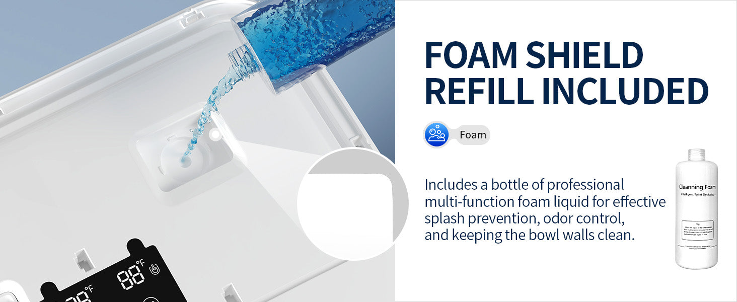 Smart Toilet Foam  Shield Refill Inclided