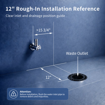 DeerValley DV-1S0371-V3 ADA Smart Toilet with Foam Shield & Powerful 1000 MAP Flush