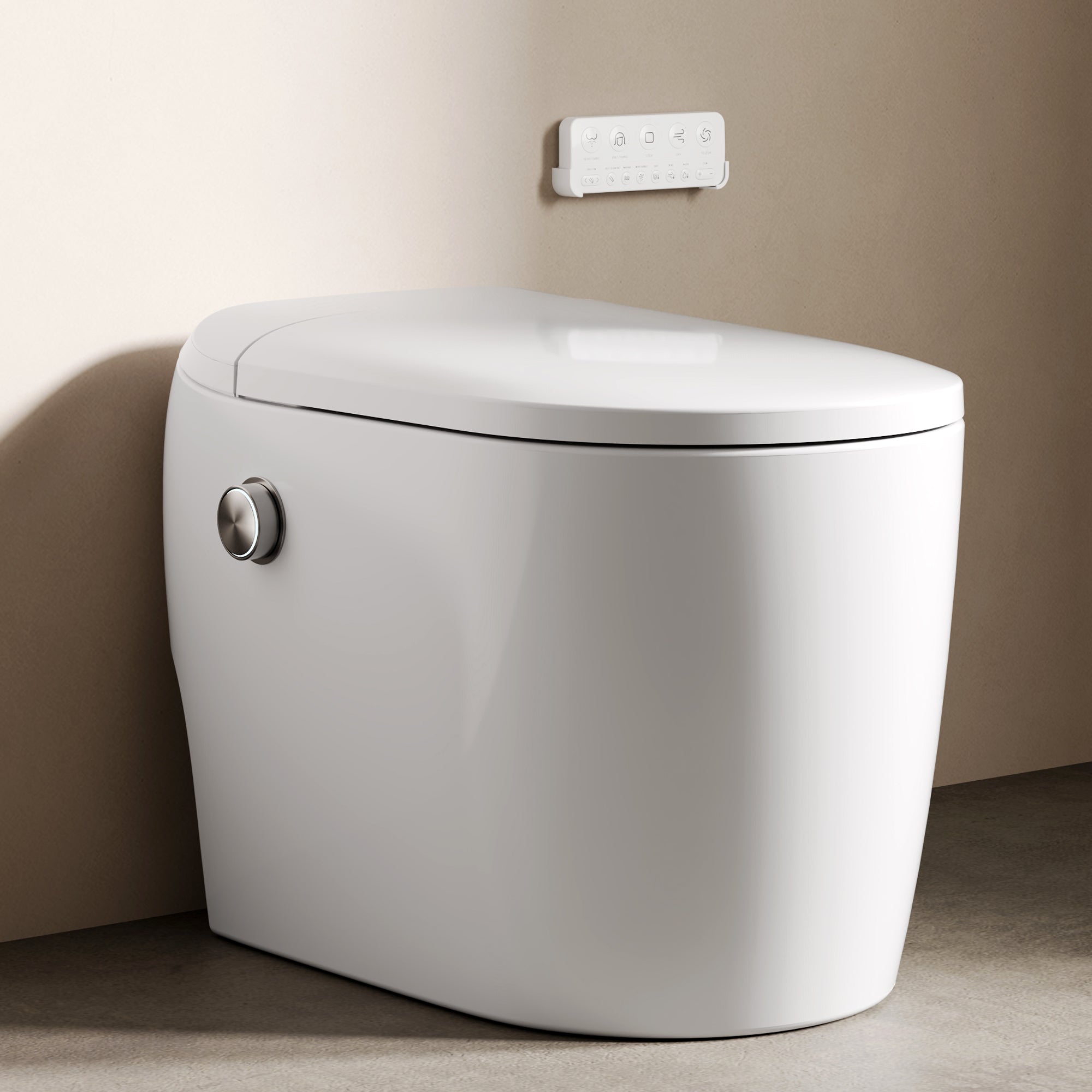 DeerValley DV-1S0381 Compact Smart Toilet for Small Bathrooms, Space-Saving Design