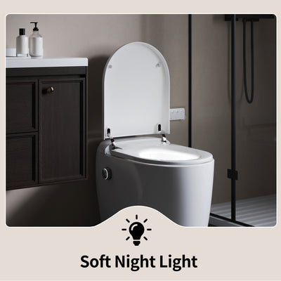 DeerValley DV-1S0381 Compact Smart Toilet for Small Bathrooms, Space-Saving Design