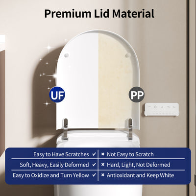 DeerValley DV-1S0381 Compact Smart Toilet for Small Bathrooms, Space-Saving Design