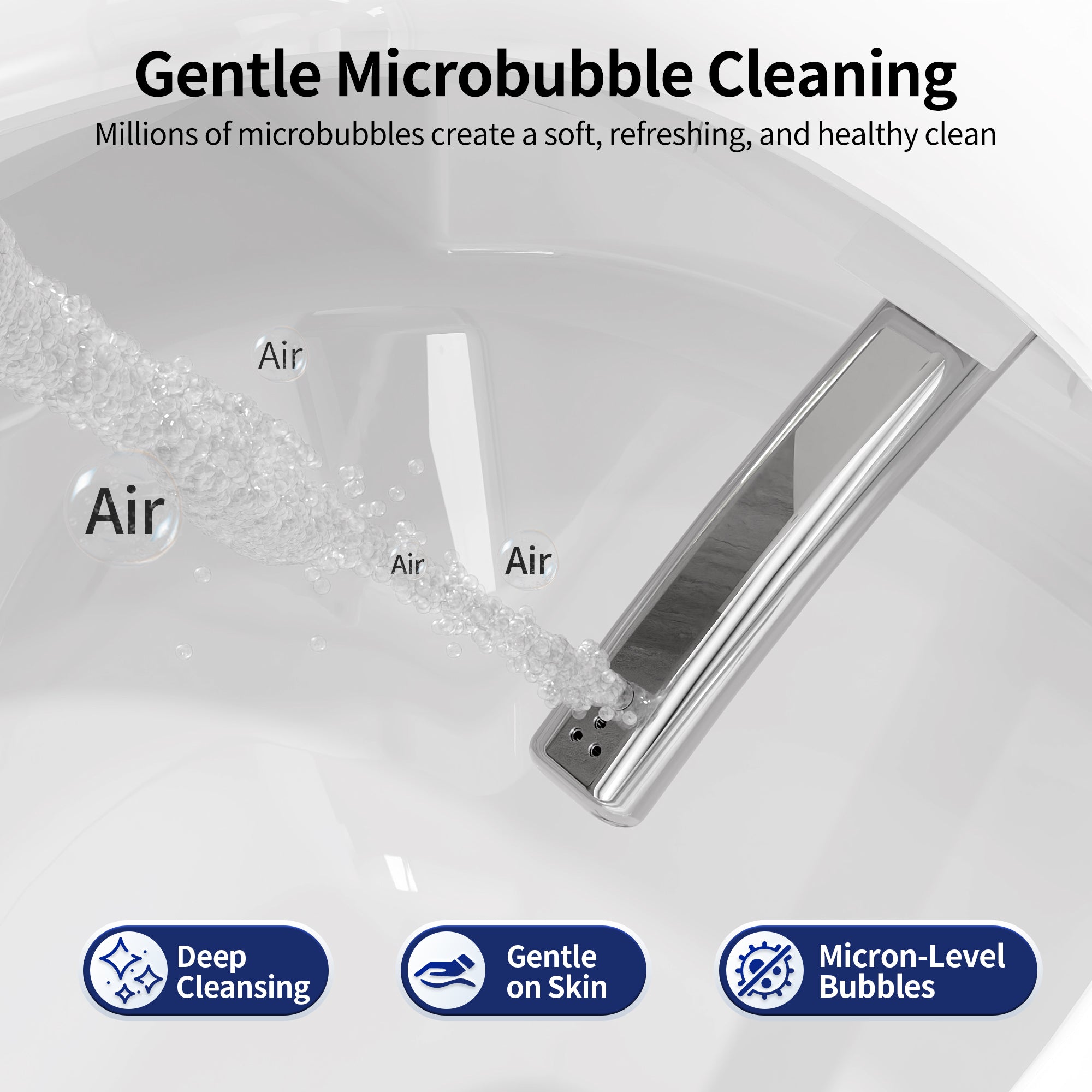 DeerValley DV-1S0381 Compact Smart Toilet for Small Bathrooms, Space-Saving Design