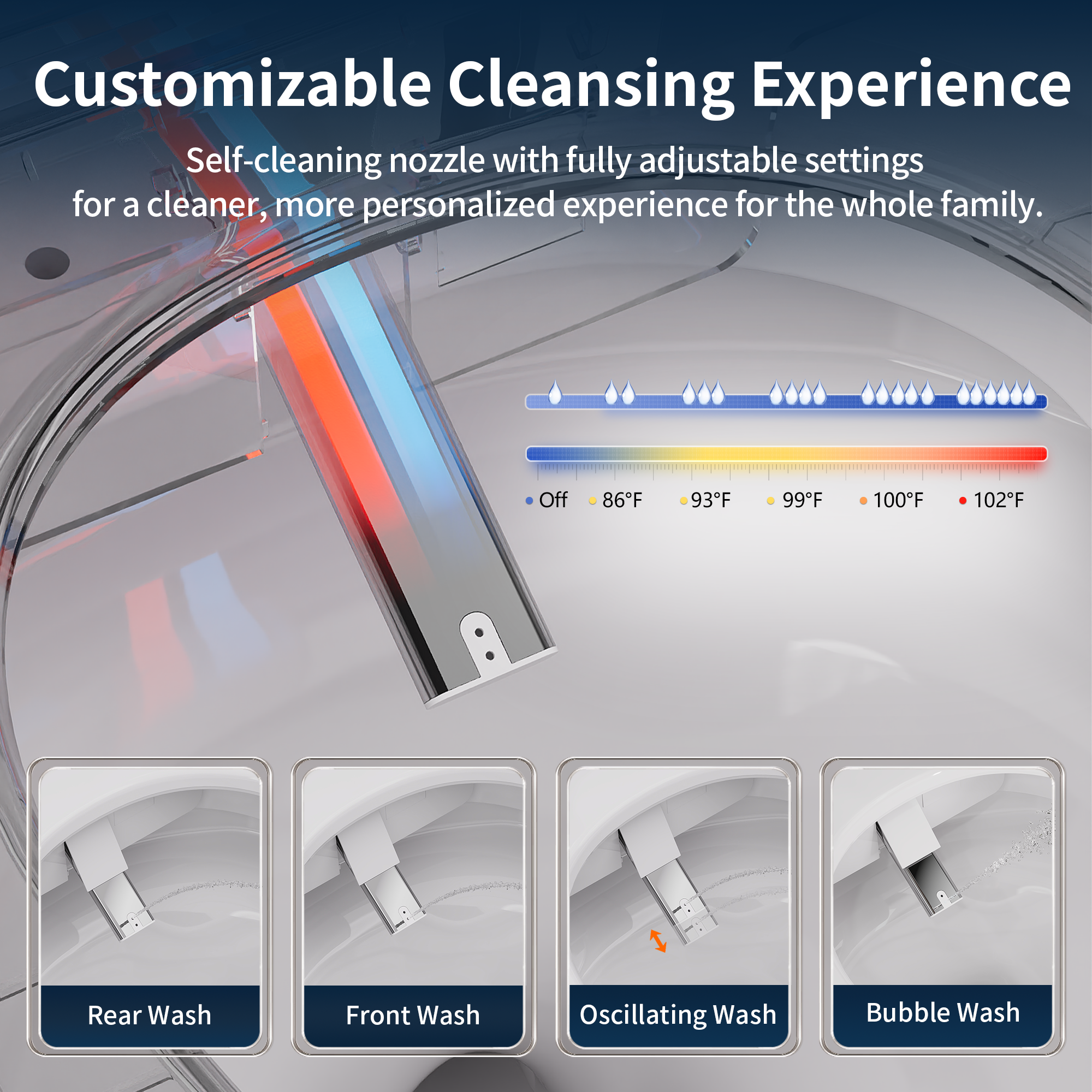 DeerValley DV-1S0442 Advanced Smart Toilet with Tank Built in, Auto Open/Close Lid, Auto Dual Flush, Foot Sensor, Auto Temp, Foam Shield, LED Display, Instant Warm Water, ADA Height Elongated Bidet Toilet