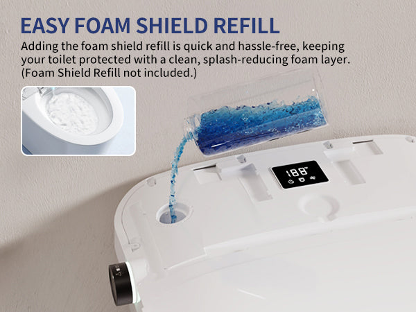 Smart Toilet Foam Shlied
