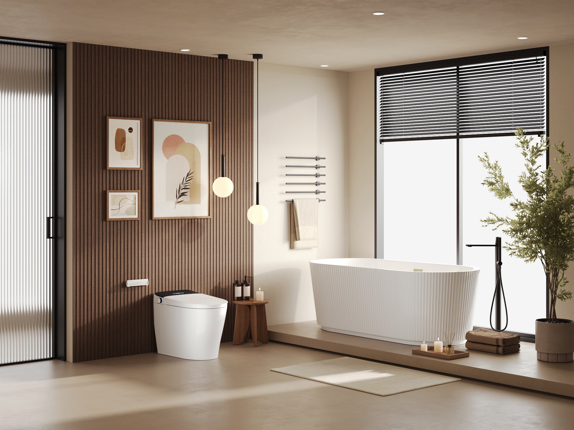 DeerValley DV-1S0455 Wall Hung Smart Toilet – Auto Open/Close, Foam Shield & Foot Sensor