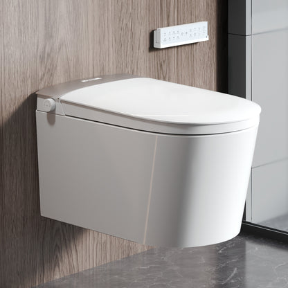 DeerValley DV-1S0455 Wall Hung Smart Toilet – Auto Open/Close, Foam Shield & Foot Sensor