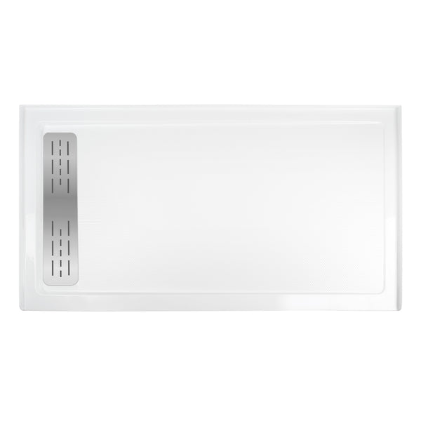 60"L x 32"W Rectangular Shower Base, Stain Resistant With Multiple Types