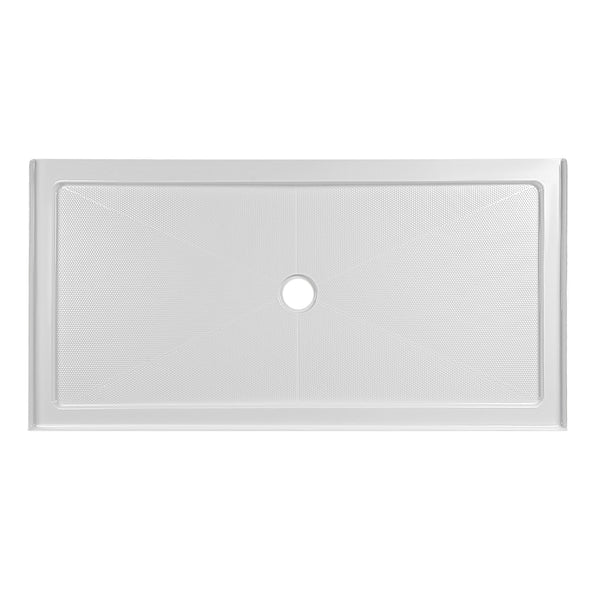 60"L x 32"W Rectangle Shower Base, Non-slip Design With Multiple Sizes