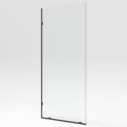 ALLY 32"x 78" Single Fixed Glass Panel for Shower, Thick Frameless Tempered Safety Glass Shower Door & Fixed Panel with Hardware
