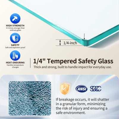 DeerValley DV-1SD0463B06 Bi-Fold Shower Door – 6mm Tempered Glass & Space-Saving