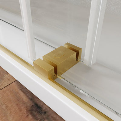 DeerValley DV-1SD052 60"x 76" Shower Enclosure Double Sliding Frameless