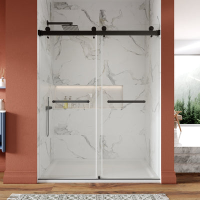 DeerValley DV-1SD052 60"x 76" Shower Enclosure Double Sliding Frameless