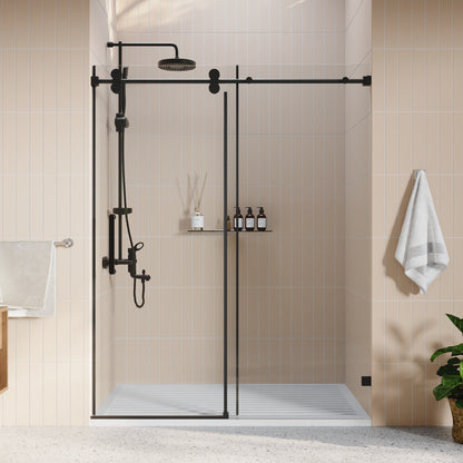 CONCORD 60"x 76" Shower Enclosure Single Sliding Frameless