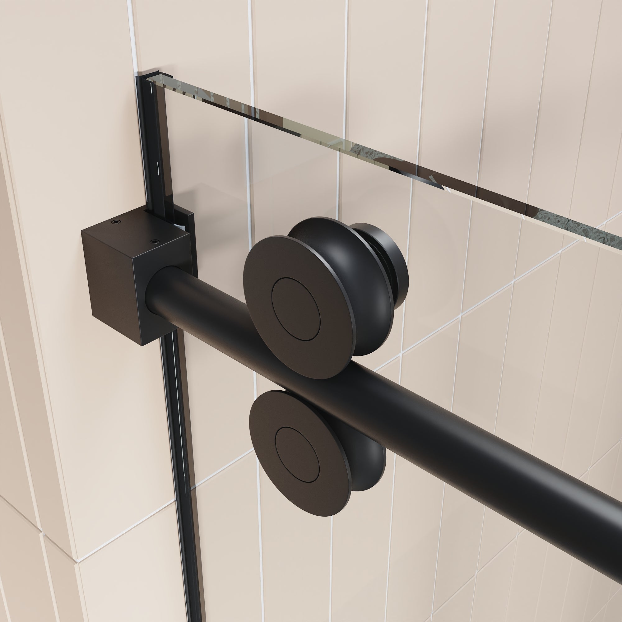 CONCORD 60"x 76" Shower Enclosure Single Sliding Frameless