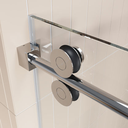 CONCORD 60"x 76" Shower Enclosure Single Sliding Frameless