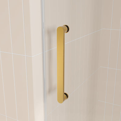 DeerValley DV-1SD057 60"x 76" Shower Enclosure Single Sliding Frameless
