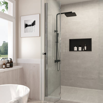 25.26" W X 14.44" H Rectangular Single Layer Shower Niche, Space-Saving