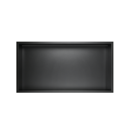 DeerValley DV-1SN0517 Shower Niche – Waterproof & Rustproof with Matte Black Recessed