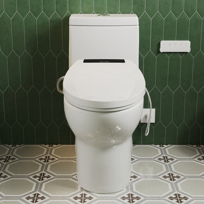 DeerValley DV-1SS0403 Smart Bidet Toilet Seat with Heated Seat, Dryer & Dual Control