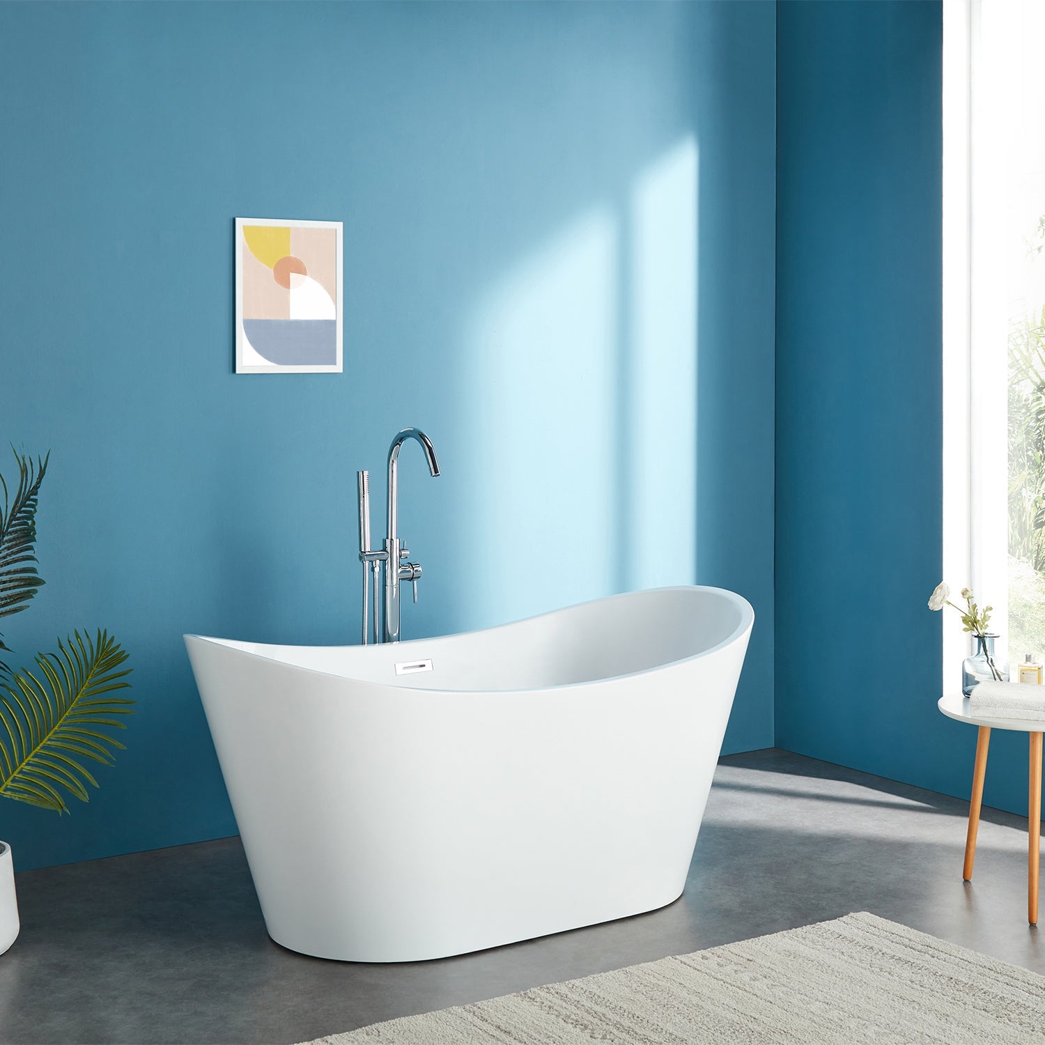 DeerValley Bath DeerValley DV-1T151 Horizon 59" X 30" Freestanding Acrylic Bathtub