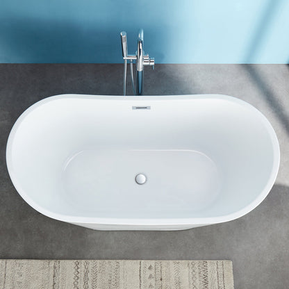 DeerValley Bath DeerValley DV-1T151 Horizon 59" X 30" Freestanding Acrylic Bathtub