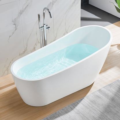 DeerValley Bath DeerValley DV-1T173 Prism 67" x 29" Freestanding Soaking Acrylic Bathtub